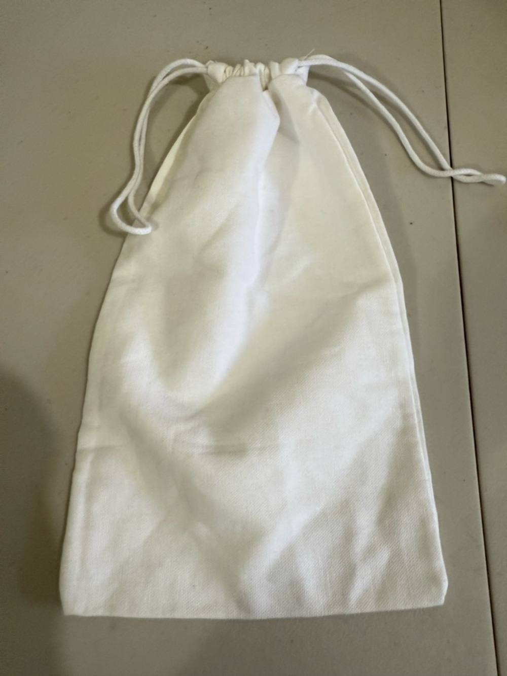Chloe Cream Drawstring Mini Pouch - Picture 3 of 4